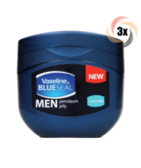 3x Jars Vaseline Blue Seal Men&#39;s Cooling Petroleum Jelly | 3.4oz | Fast ... - $275.12 MXN
