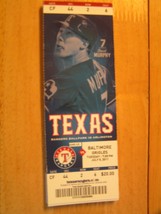 2011 Texas Rangers Full Unused Ticket Stub Vs Baltimore Orioles 7/5 - $0.98