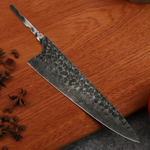 Chef Knife 8.5 inch Blank Blade Craft Supplies Home Hobby Minimalist  - £30.21 GBP