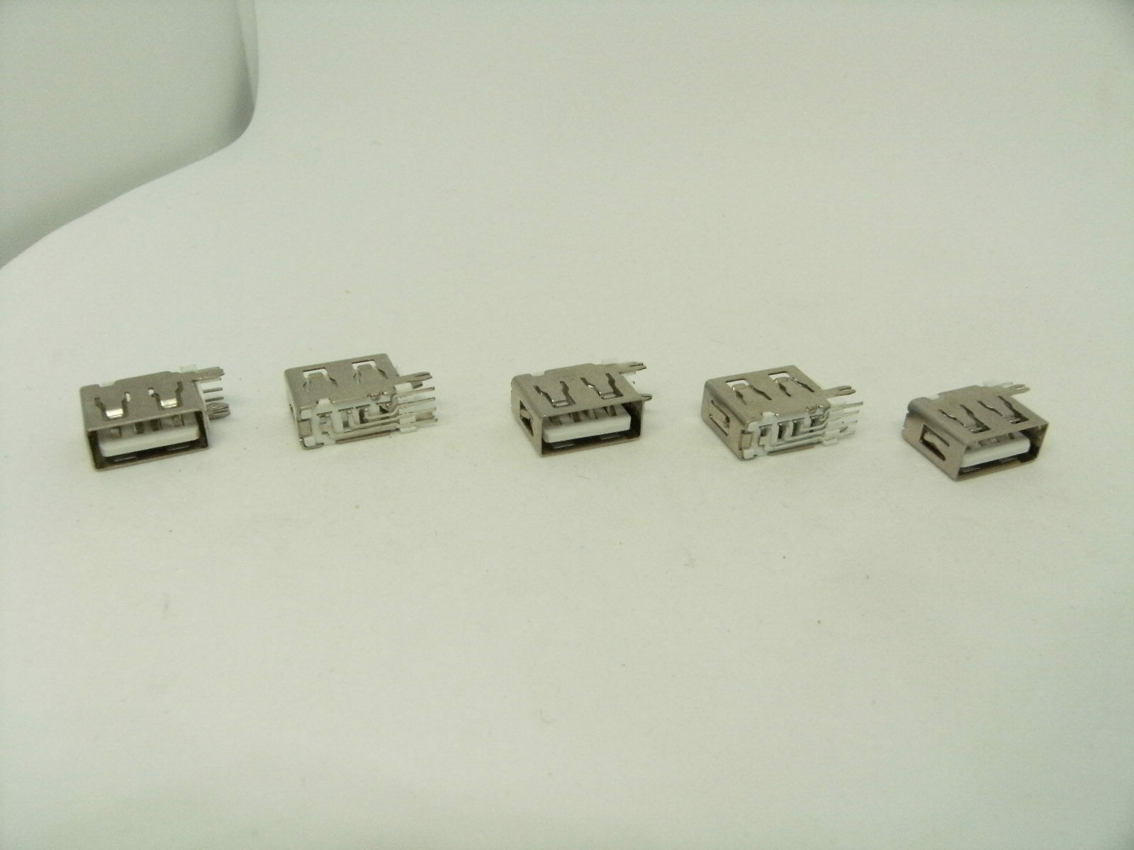 5 Pcs Pack Lot Standard USB Type A Female 90 Degrees Vertical Standing Port Jack Item image 2