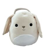 Squishmallows Valentina Bunny Easter Basket Plush Tote White Rabbit Carr... - $16.20