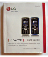 LG Banter Cell Phone Owner's Manual, English & Spanish Booklet