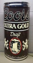Vintage Rare Coors Extra Gold Draft Beer Can Sign Lights Up 26.5 X 13.5&quot; - $5,561.90 MXN
