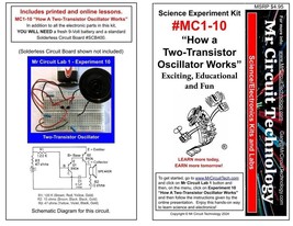 MC1-10 ** Mr Circuit Science ** Experiment Kit -How A Two-Transistor Osc... - $4.90