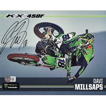 Davi Millsaps Autograph Supercross Signed Motocross 8x10 Photo Beckett COA MotoX - £54.89 GBP