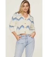 Faherty Icelyn Cardigan Sweater $348 Womens Small Alpaca Fairisle NWT - $272.25