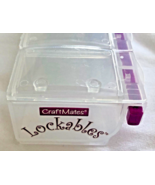 Craft Mates Items Craft &amp; Sewing Supplies Storage 7 Locking Compartments... - $14.29