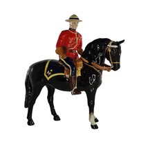Beswick Horses Canadian Mountie Black Gloss 1375 UK Made *Repaired* - £214.79 GBP