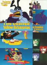 BEATLES yellow submarine 2000&#39;s BUNCH OF 9 X POSTCARD&#39;S official merchan... - £6.62 GBP