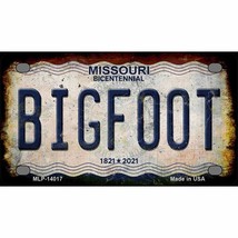 Bigfoot Missouri Novelty Mini Metal License Plate - £11.70 GBP