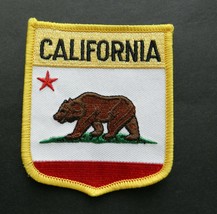 CALIFORNIA STATE SHIELD US EMBROIDERED PATCH 3 X 3.5 INCHES - $5.36