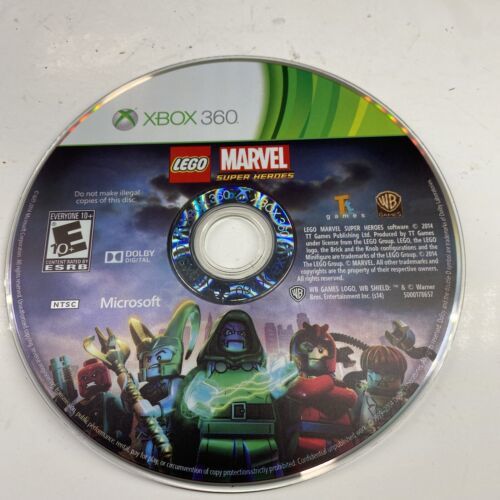 LEGO Marvel Super Heroes (Xbox 360, 2013) Tested!  Disc Only In Sleeve Working - £5.46 GBP