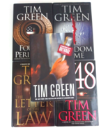Lot Of 5 Hardcover Novels By Tim Green - $29.09