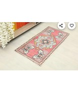 Hand turkish door  Leopard Weaving carpet for living room, bedroom, sofa... - $358.91 CAD