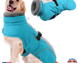 Queenmore Dog Coats For Large Breeds Dog Snow Jacket Adjustable Easy On Pet - $31.85