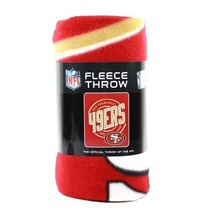 San Francisco 49ers Blanket Fleece Throw Campaign Series Design NWT NFL ... - $21.59