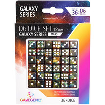 Gamegenic Galaxy Series D6 Dice Set 12mm (36pcs) - Mars - £30.81 GBP