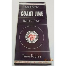 Atlantic Coast Line Railroad Time Tables April 25 To October 30 Worlds Fair 1965 - £7.23 GBP