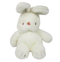 15&quot; Vintage Yang Jee White Bunny Rabbit Pink Nose Eyes Stuffed Animal Plush Toy - £44.28 GBP