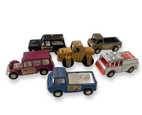 Lot Of Vintage Tootsie Toys Cars Trucks Wheelie Wagon Bimini Buggy Roller Bronco - $24.19