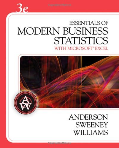 Essentials of Modern Business Statistics (with CD-ROM) (Available Titles... - $19.60