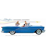 1955 Oldsmobile 98 Starfire Convertible - Promotional Advertising Poster - $32.99