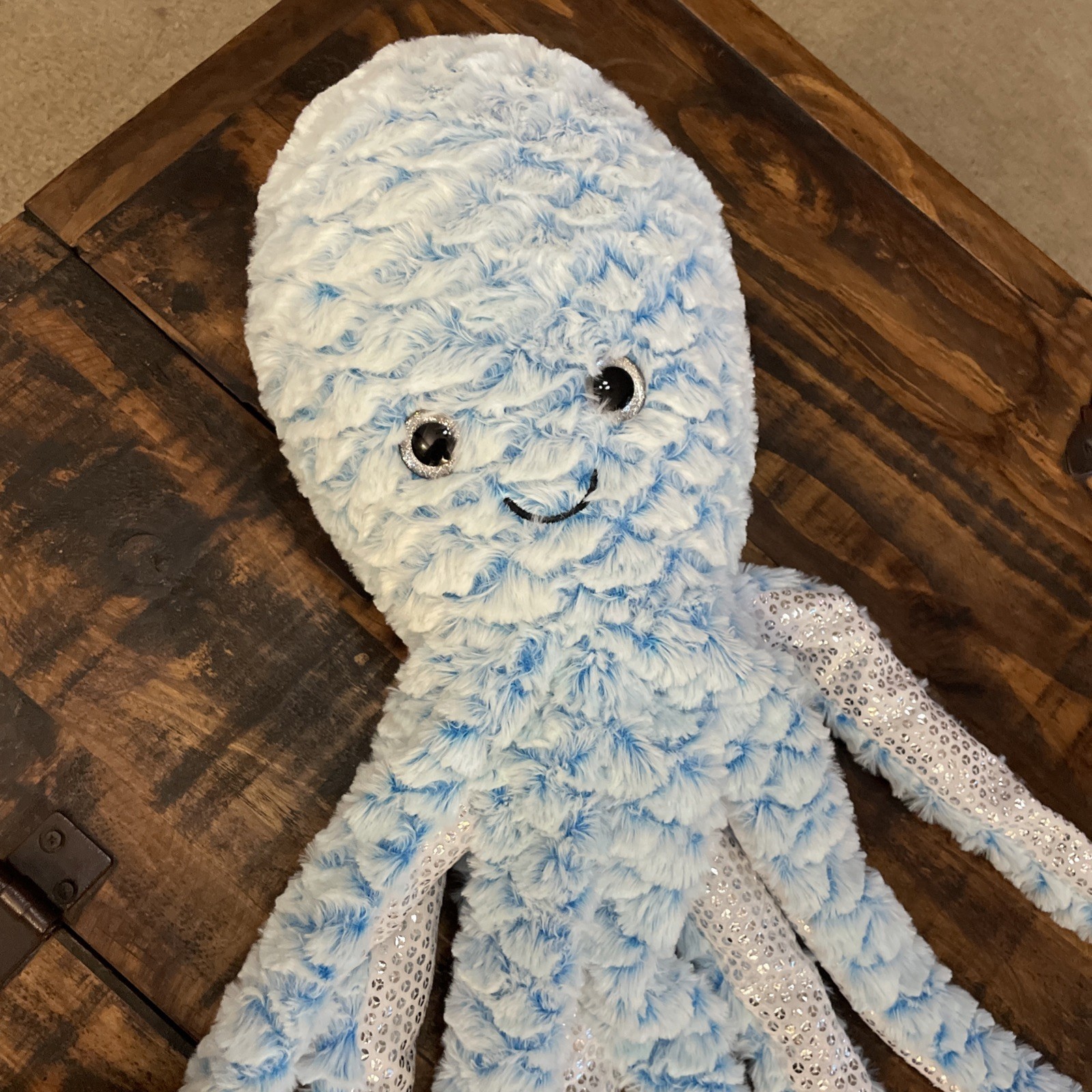 27” Light Blue Stuffed Octopus Plushie Large octopus Supper Soft & Cute Item image 3
