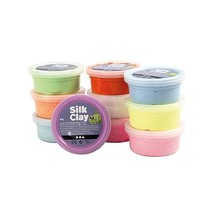 Creativ 10 x 40 g Silk Clay Assorted Colours Basic 1  - $48.00