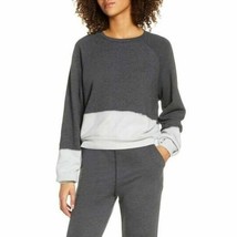 Zella Dip Dye Sweatshirt Grey Forged Size Medium NWT - $37.47