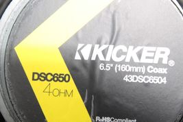 KICKER DSC650 6.5" SPEAKERS PAIR Q3934 image 11