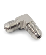 M10x1.0 to 3AN Fitting Adapter - 90 Degree Male Elbow Coupler - for Brak... - $21.96 CAD