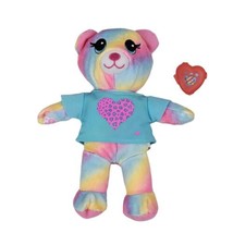 Build A Bear Smallfry Rainbow Tie Dye 7.5&quot; Plush with Top - $12.47