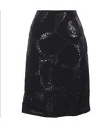 Etcetera Black Sequin Knee Length Skirt Size 2 - €21,05 EUR