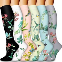 Bluemaple Copper Compression Socks For Women &amp; Men Circulation -, Flight... - $31.93