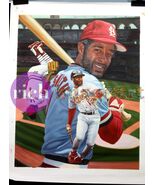 Ozzie Smith St Louis Cardinals MLB Baseball Art Original Oil Painting 1 - $5,255.70 CAD