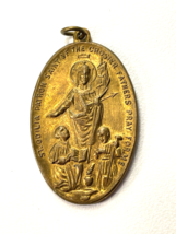 Vintage Saint St Odilia Patron of the Crosier Fathers Religious Medal Pe... - £15.49 GBP