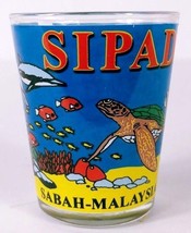 Sipadan Sabah-Malaysian Borneo Marine Life 2.25&quot; Collectible Shot Glass - $9.41