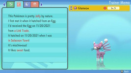 Pokemon Brilliant Diamond/Shining Pearl Shiny Glameow 6IVs Custom Natures - £3.98 GBP