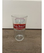 Early Teal Text Karl Strauss Brewing Company Beer Pint Glass San Diego’s... - $466.88 MXN