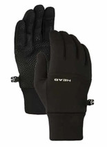 Head Touchscreen Ultrafit Gloves Running Mens Sensatec Stretch Black Medium - £10.92 GBP