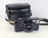 Pentax IQ Zoom 60 Point &amp; Shoot Black Camera w/ generic Tested w/ video - $37.61