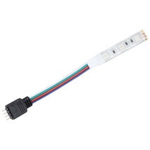 5050 SMD LED RGB luz de corda epxi  prova d'gua, DC 12V, comprimento: 5cm,  - $2.32