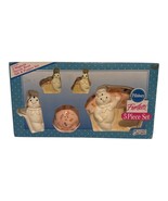 Pillsbury Doughboy Funfetti 5 Piece Set Magnets, Salt &amp; Pepper &amp; Spoon R... - $29.39
