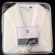 Wamsutta Ultra Plush Robe,  Wamsutta Robe,  Small / Medium  Ivory - $29.97