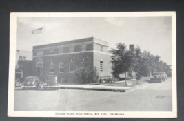 VTG 1946 US Post Office Elk City OK Oklahoma Postcard Seay&#39;s Rexall Drug Store - £7.54 GBP