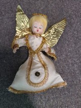 Vintage Japan Shabby Mini Angel Ornament - £3.03 GBP