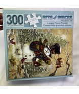BITS AND PIECES 300 PIECE PUZZLE-LARGE PIECE PUZZLE-WINTER FRIENDS #40986 - £7.05 GBP
