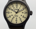 Timex Expedition Scout Watch Men 40mm Gunmetal Case Date 50M Indiglo New... - £27.39 GBP
