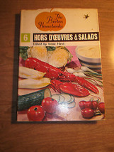  BEETON Homebooks #6 Hors d&#39;Oeuvres &amp; Salads Cookbook Irene Hirst HCDJ 1964 Illu - £10.66 GBP