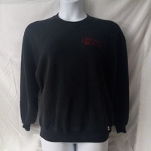 Men’s Vintage Chicago Bulls Black Sweatshirt Crewneck Russell Athletic Spellout  - £23.34 GBP